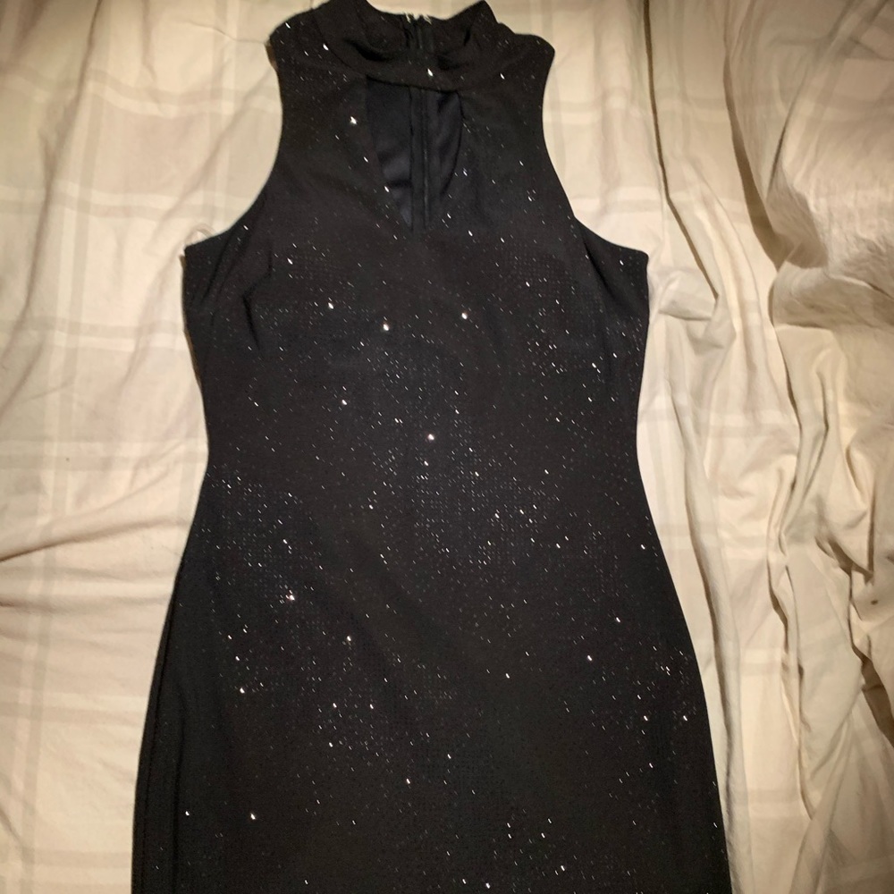 Speechless black sparkly party dress